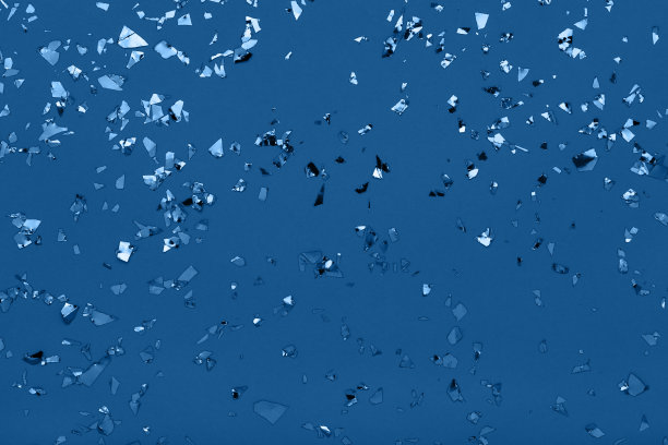 蓝色箔纸屑假日背景2020年经典节日色彩图片下载