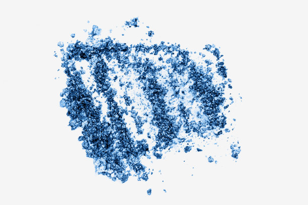 带微光的蓝色眼影图片下载