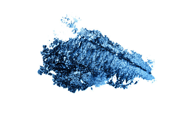 带微光的蓝色眼影图片下载