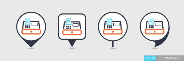 提款机pin地图图标图片下载