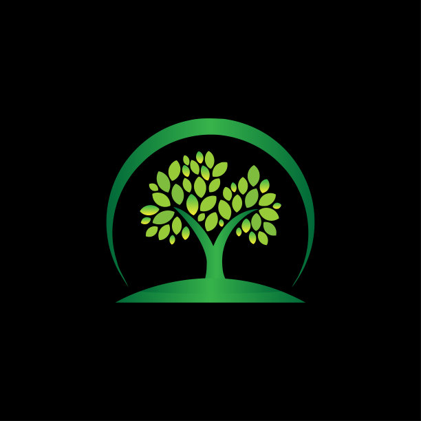 圣诞树图标，圣诞树标志，五颜六色的圣诞树图片下载