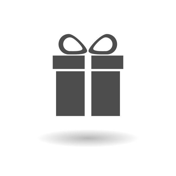 轮廓圣诞礼盒图标孤立在灰色背景。象形图。象征新年快乐，庆祝圣诞佳节。可编辑的中风。矢量图图片下载