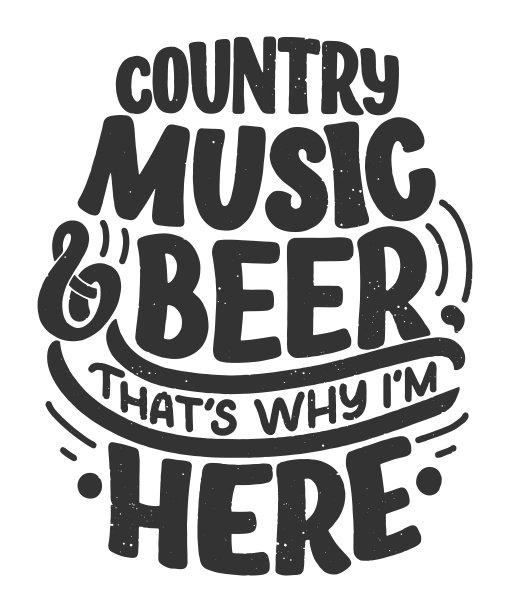 乡村音乐字母报价的节日现场活动海报概念。纹理的插图。牛仔印花设计的搞笑标语。图片下载