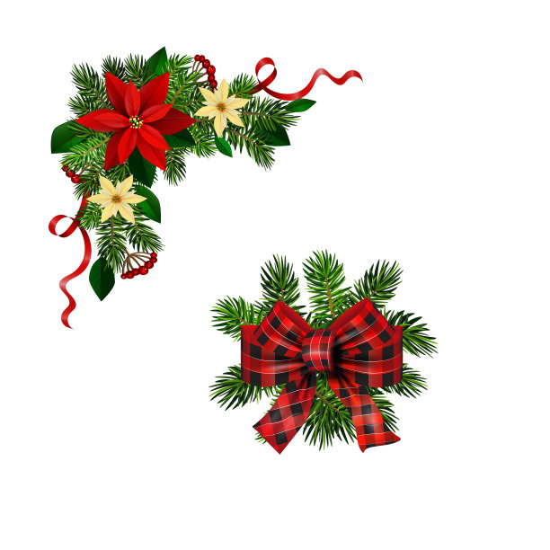 圣诞装饰用冷杉树金色的铃铛图片下载