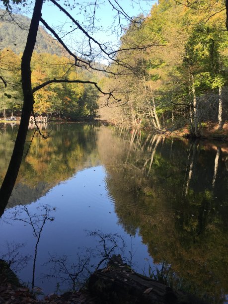 博鲁的七个湖在秋天图片下载