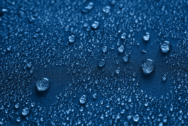 水滴在织物表面微距照片图片下载