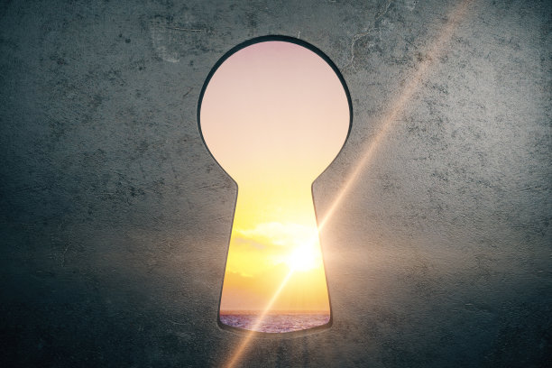 摘要锁孔在墙上图片下载