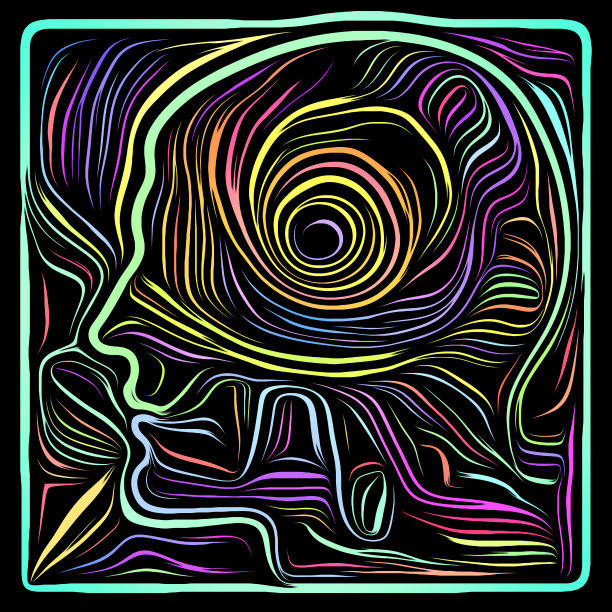 木刻设计的错觉图片下载