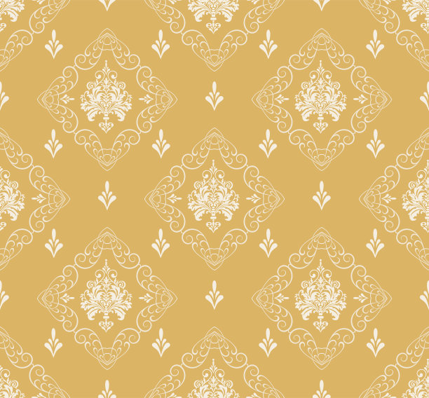 的背景图片。壁纸纹理。颜色:金色、白色。亚洲无缝模式。矢量图形图片下载