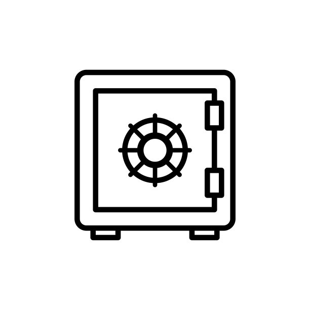 Locker矢量线图标图片下载