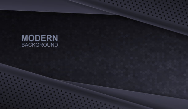 灰色设计与多边形马赛克，框架与许多小洞图片下载