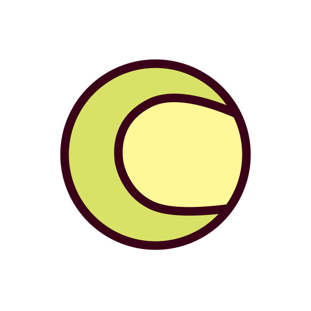 网球图标矢量设计模板上的白色背景图片下载