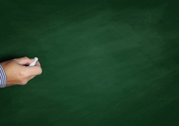 商业概念画在黑板上图片下载