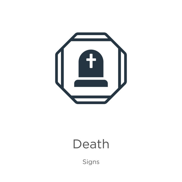 死亡图标矢量图图片下载