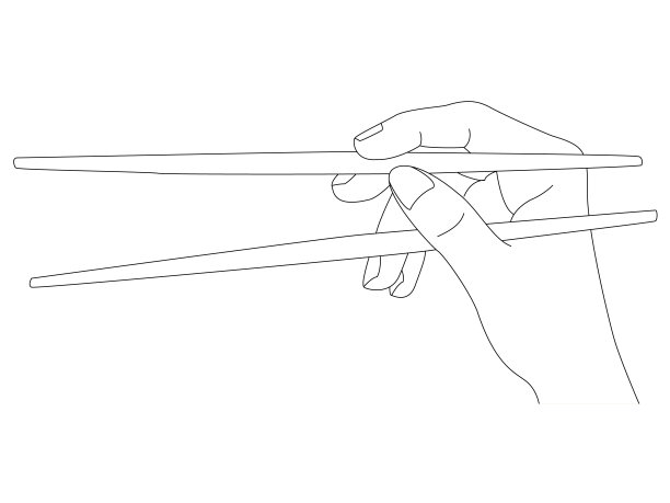 如何正确握筷子图片下载