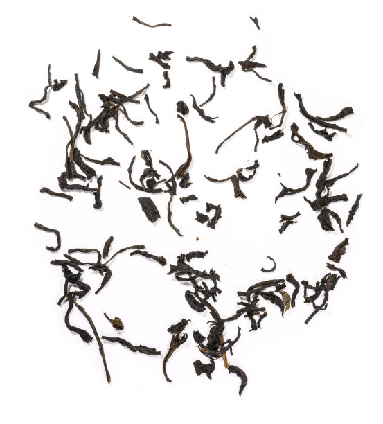 红茶顶视图上的白色背景图片下载