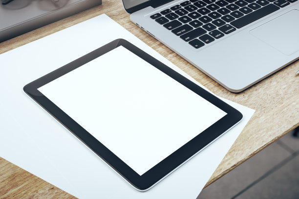 空的白色笔记本特写图片下载