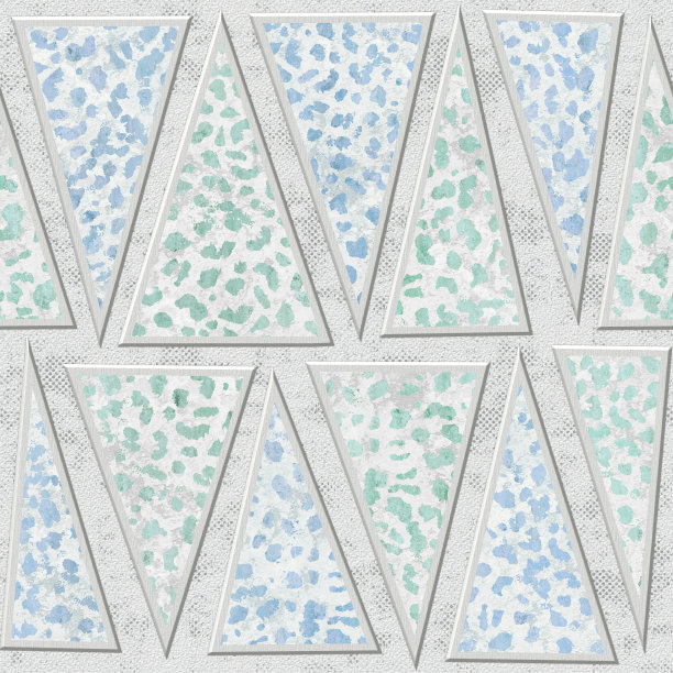 三角形图案上雕刻的grunge背景无缝纹理，3d插图图片下载