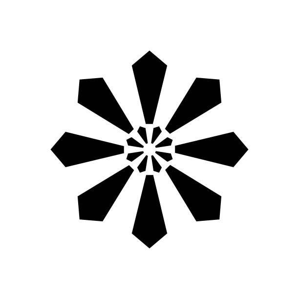 黑色雪花孤立在白色背景上。平雪图标剪影。新年的主题。矢量图图片下载