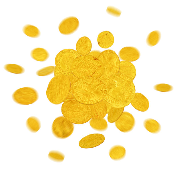 下降的金币图片下载