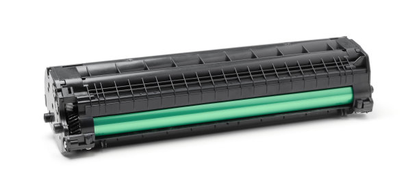 新的激光打印机墨盒隔离白色图片下载