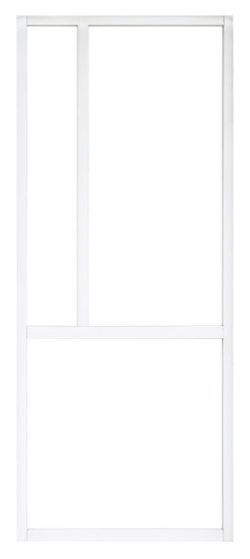 干净的现代办公室玻璃窗，白色背景上的隔离图片下载