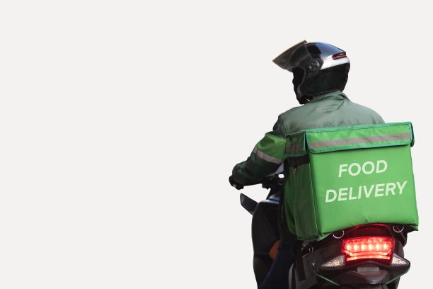 外卖服务图片孤立在白色背景图片下载