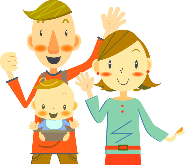 幸福的家庭图片下载