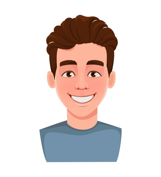 英俊男子脸上的表情，欢快图片下载