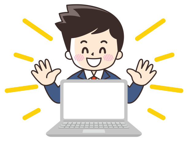 笔记本电脑和商人图片下载