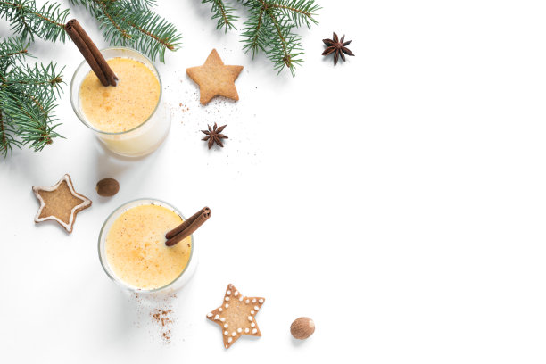 圣诞节蛋酒喝图片下载