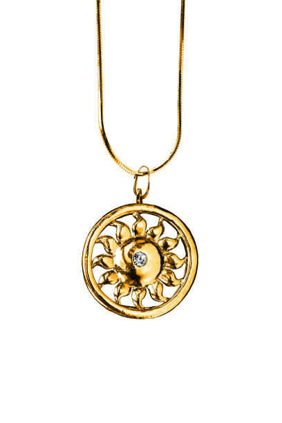 黄金吊坠隔离图片下载