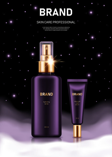 化妆品促销海报图片下载