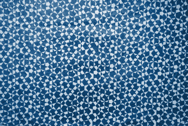 抽象简单的几何背景在深古典蓝色俯视图，布局设计，装饰纹理图片下载