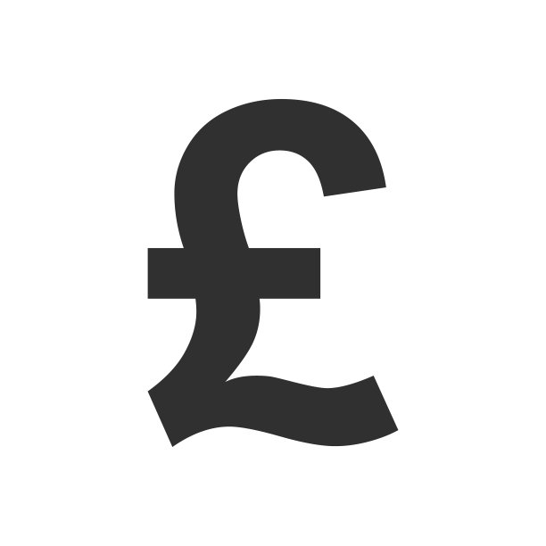 英国磅图标形状按钮设置。英镑，金钱，储蓄，富有，银行，收入，货币，标志符号符号。矢量插图形象。孤立在白色背景上。图片下载