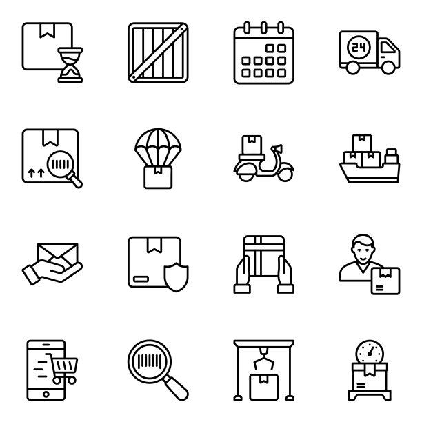 发货线图标包图片下载