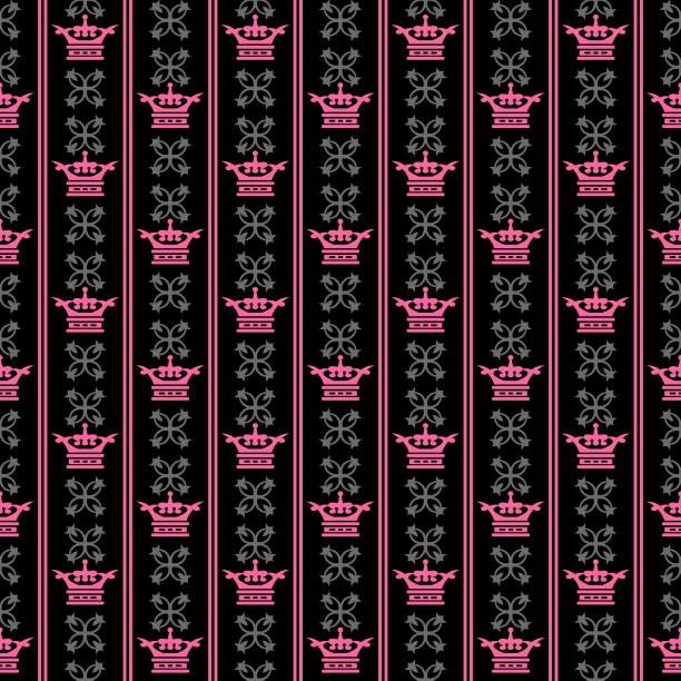 的背景图片。现代风格。模板为您设计，壁纸纹理。无缝模式。颜色:银色，黑色，粉色。矢量图图片下载