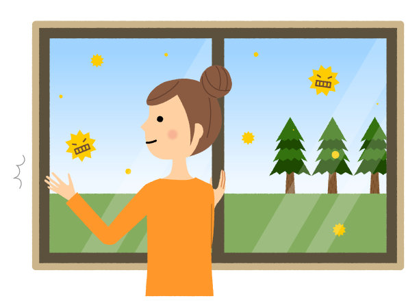 年轻女子，花粉过敏措施图片下载