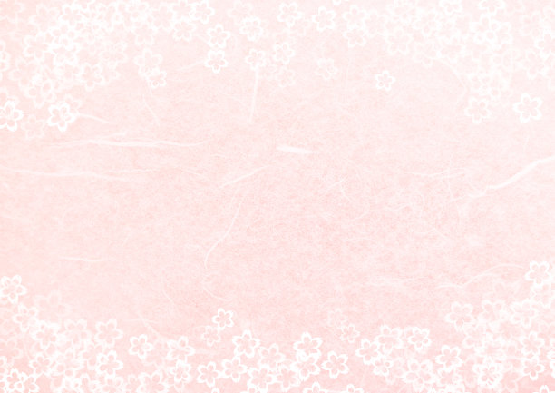 日本粉色纸纹理背景樱花图片下载