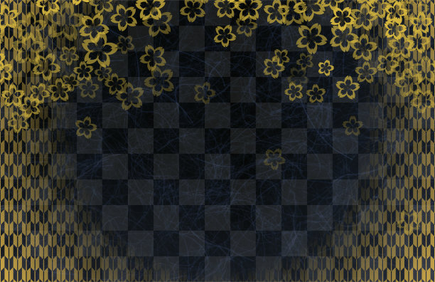 日本黑色纸纹理背景樱花图片下载