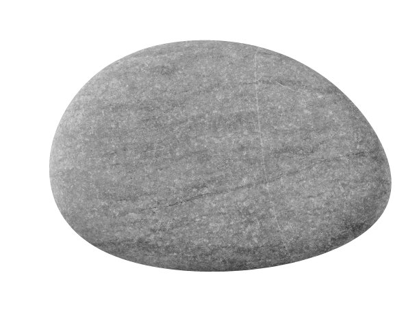 红色的鹅卵石，孤立在白色的背景上图片下载