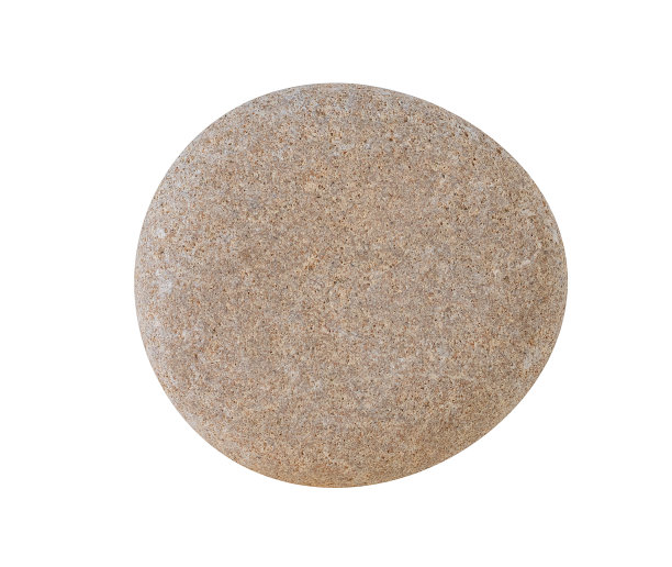 红色的鹅卵石，孤立在白色的背景上图片下载