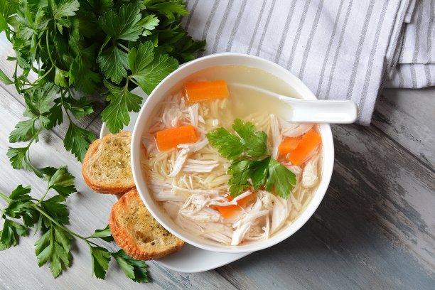 面条鸡汤图片下载