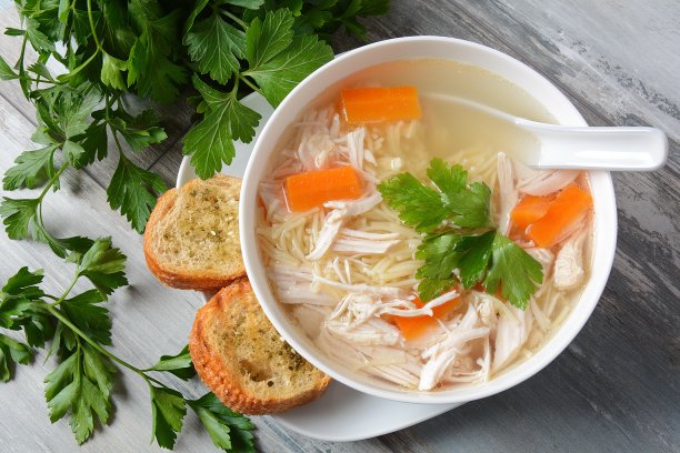面条鸡汤图片下载