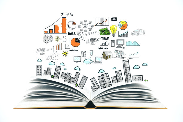 附有商业计划的书图片下载