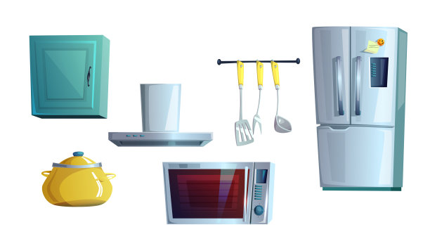 厨房家具，室内创造元素图片下载