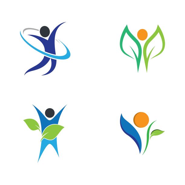 Wellnes符号向量图标图片下载