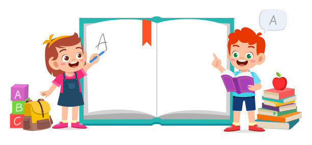 快乐可爱的小男孩在学校学习图片下载