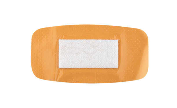 创可贴在白色背景-与剪切路径图片下载