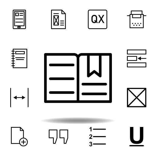 口红、书图标。可以用于网页，logo，手机应用，UI, UX图片下载